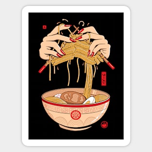 Noodle Knitting / Ramen Sticker